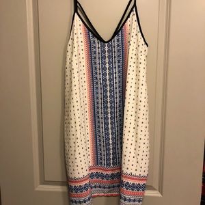 Lush Paisley Sundress with Cross Back